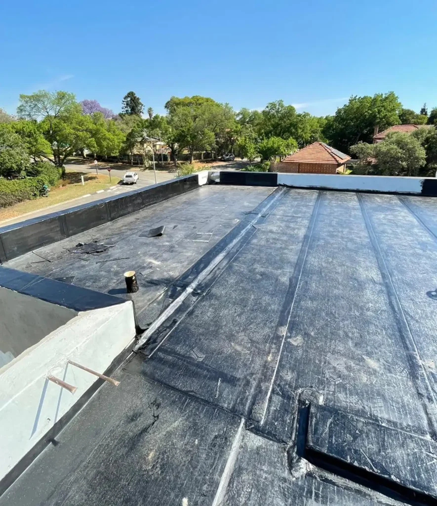counter flashing parapet wall